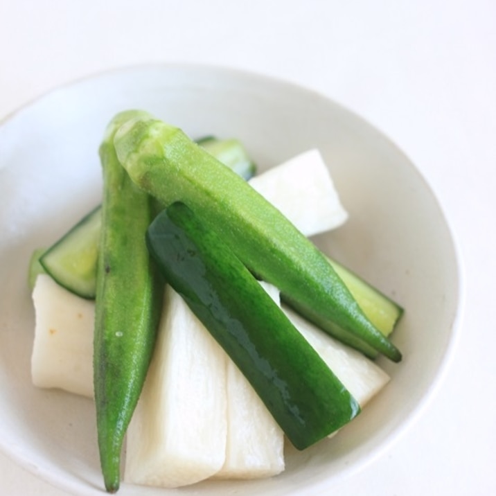 白だしでとっても簡単 長芋と胡瓜とオクラのお漬物 レシピ 作り方 By しあわせな食卓 楽天レシピ 白だしでとっても簡単 長芋と胡瓜とオクラのお漬物 レシピ 作り方 By しあわせな食卓 楽天レシピ